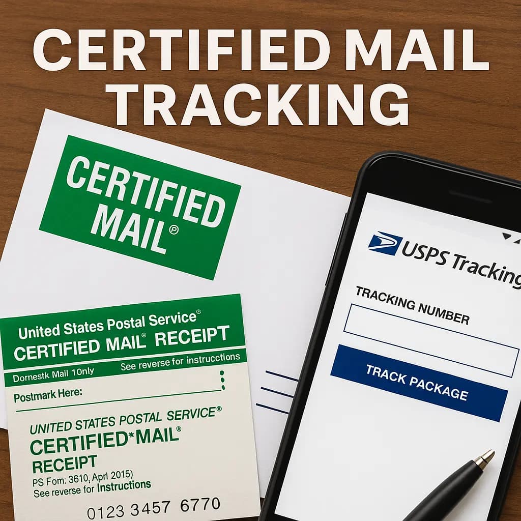 Certified Mail Tracking: How to Track USPS Certified Mail in 2025 - Step-by-step guide with examples and screenshots