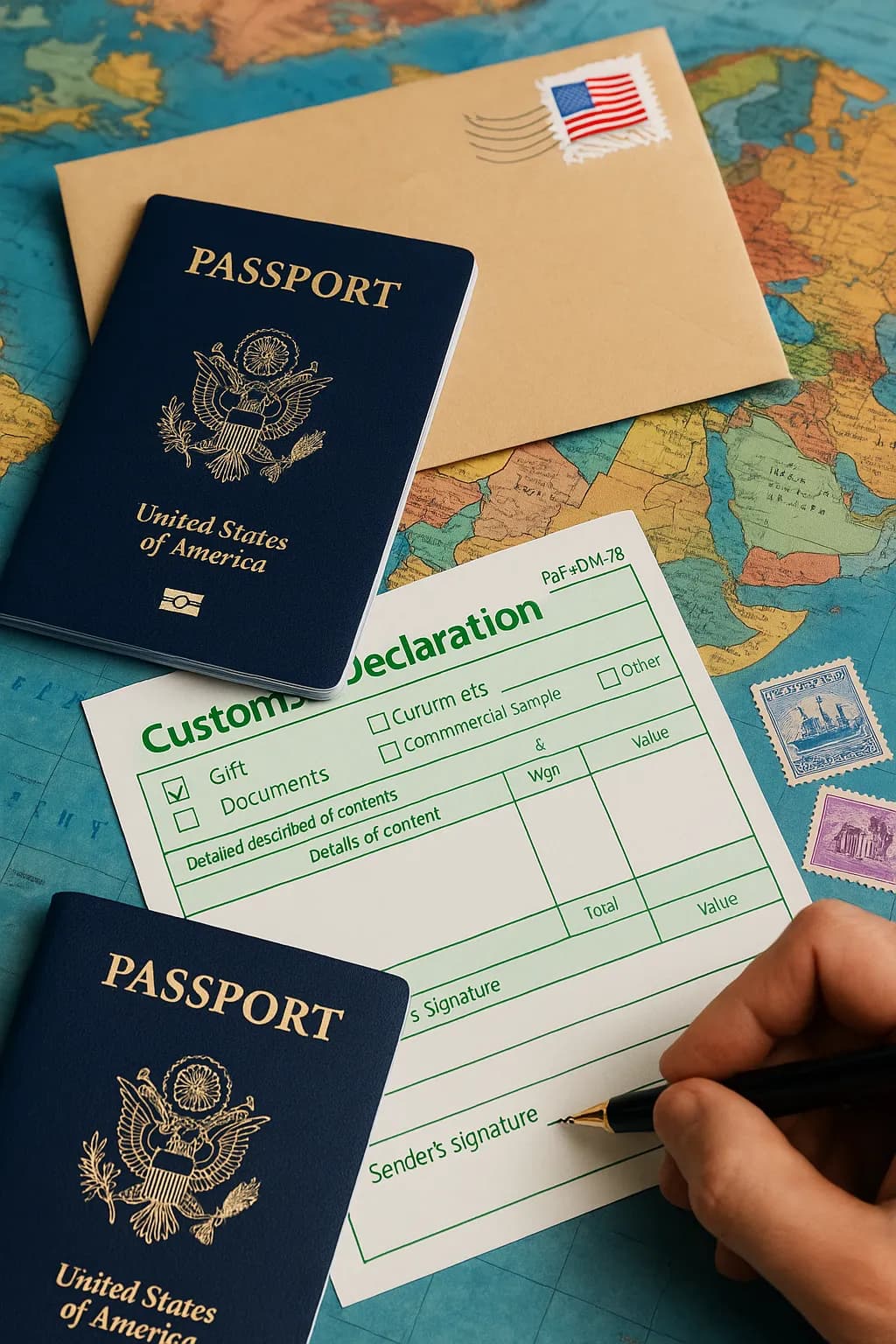 How to Declare Documents on USPS Customs Forms (2025 Guide) - Step-by-step guide with examples and screenshots