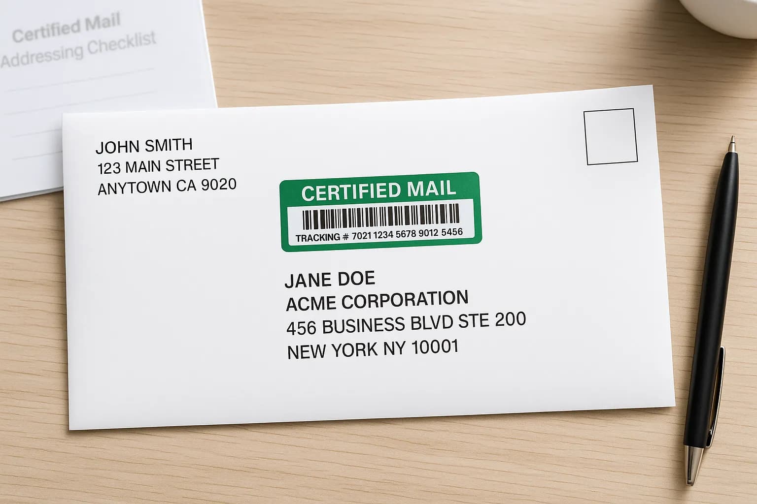 How to Address Certified Mail: Complete Guide (2025) - Step-by-step guide with examples and screenshots