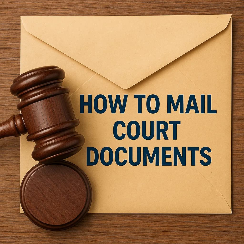How to Mail Court Documents (2025 Guide) - Step-by-step guide with examples and screenshots