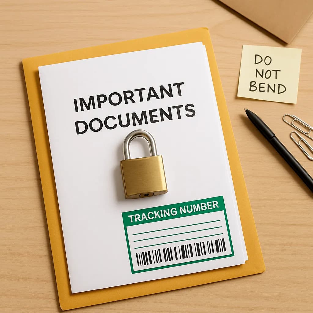 How to Mail Important Documents: Complete Guide (2025) - Step-by-step guide with examples and screenshots