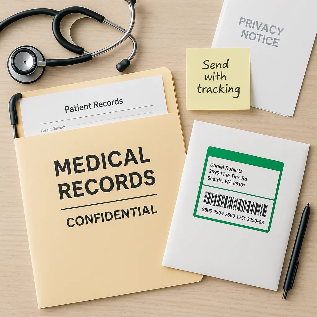 How to Mail Medical Records Safely (2025 Guide) - Step-by-step guide with examples and screenshots