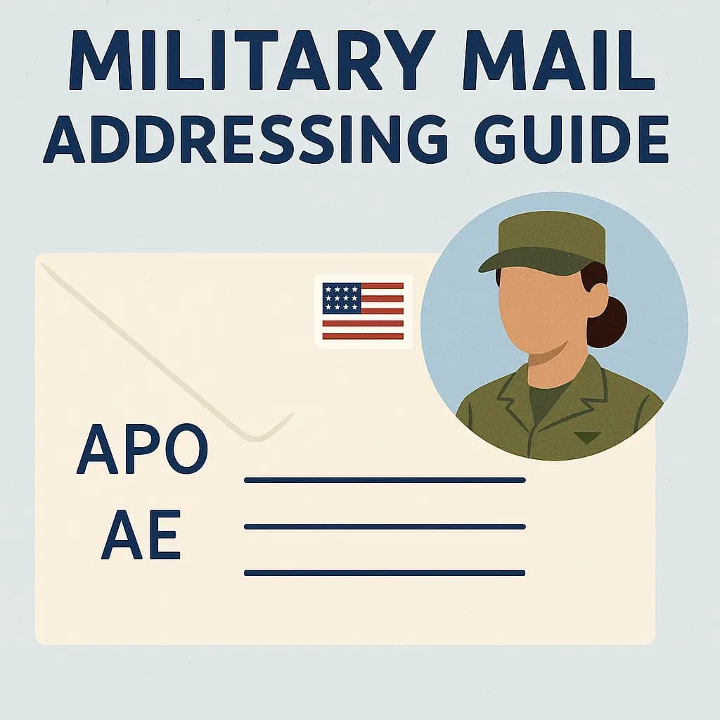How to Address Military Mail (APO/FPO/DPO) 2025: Complete Guide - Step-by-step guide with examples and screenshots