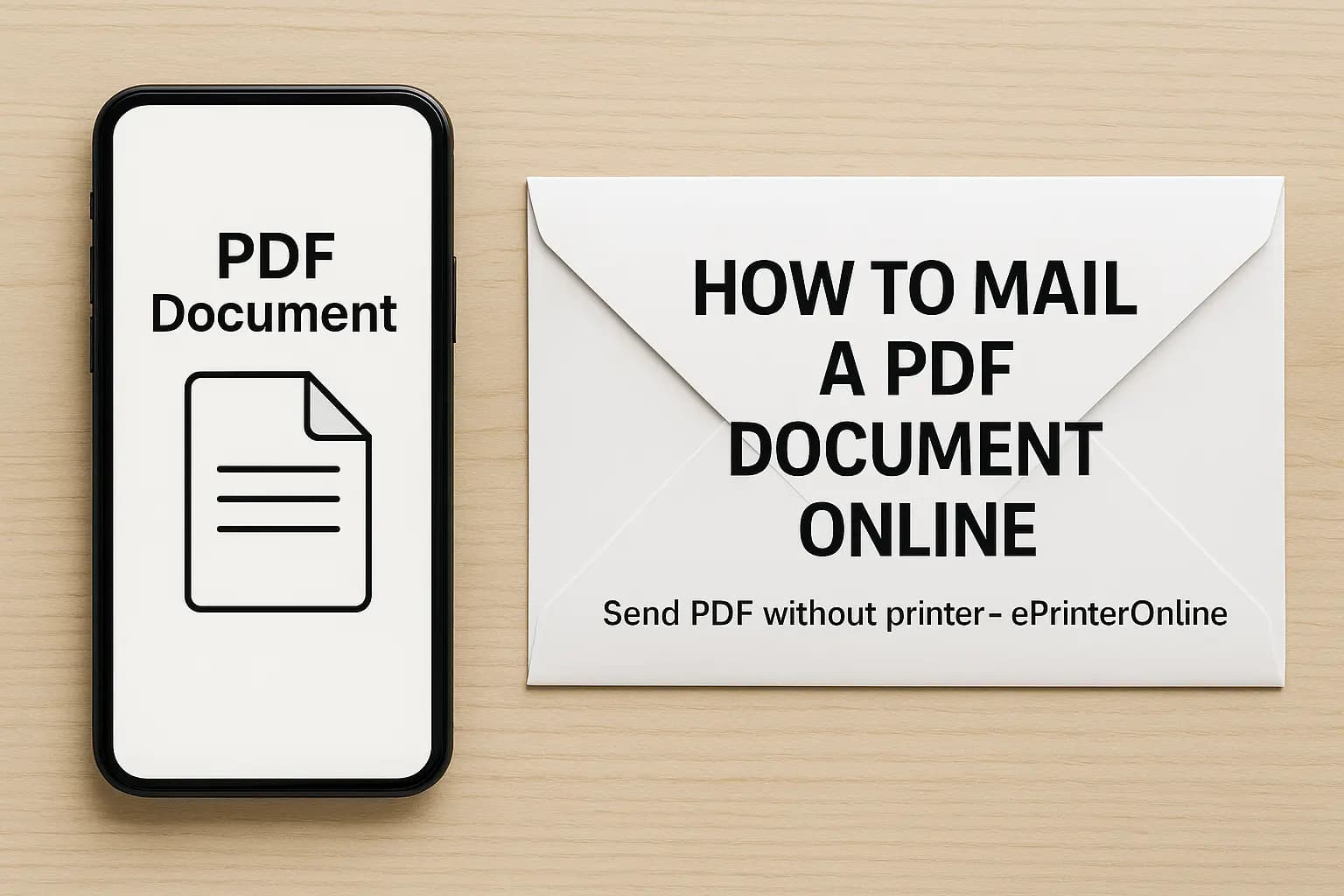 How to Mail a PDF Document Online - Step-by-step guide with examples and screenshots