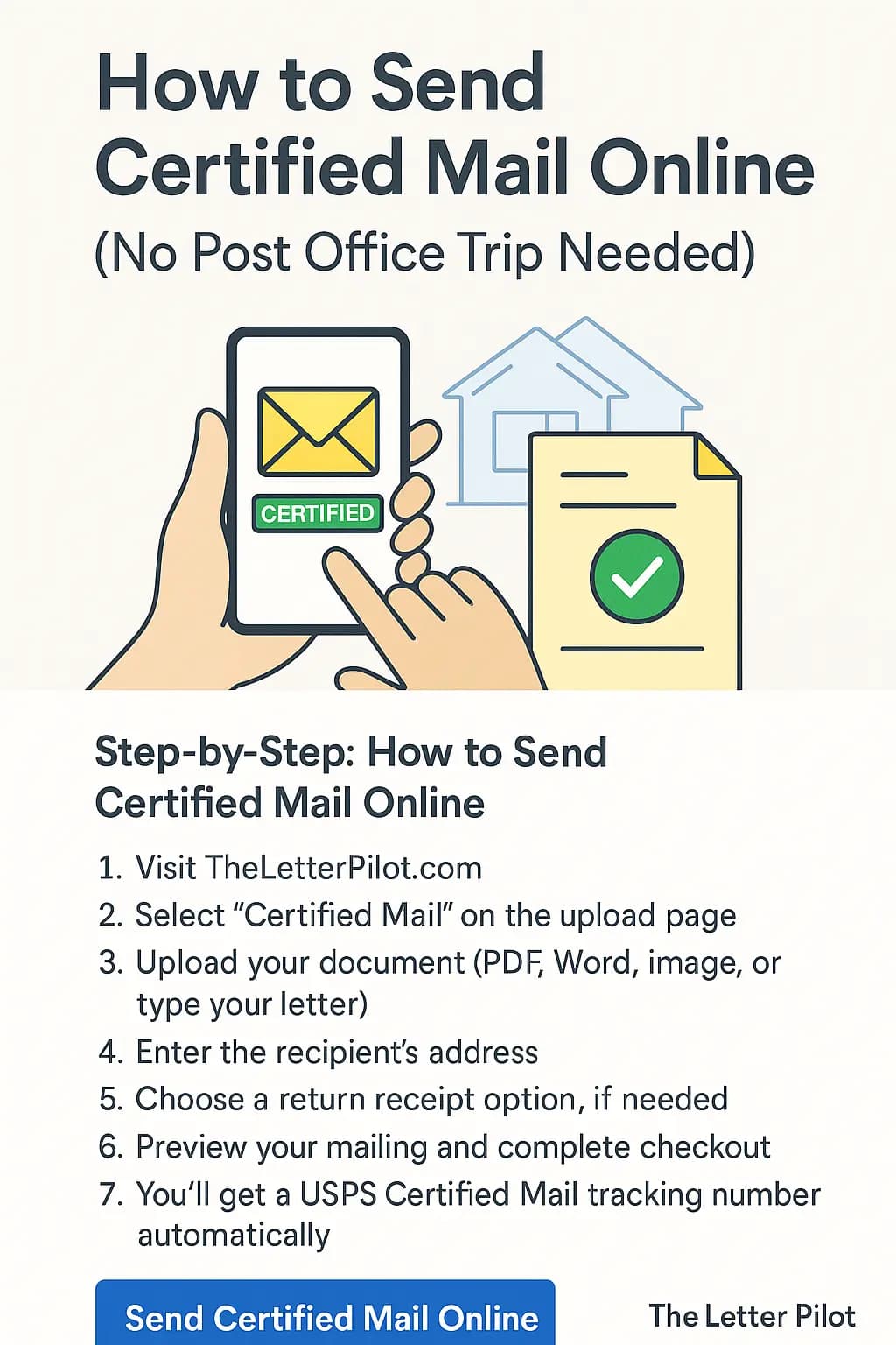 Certified Mail Online: How It Works - Step-by-step guide with examples and screenshots