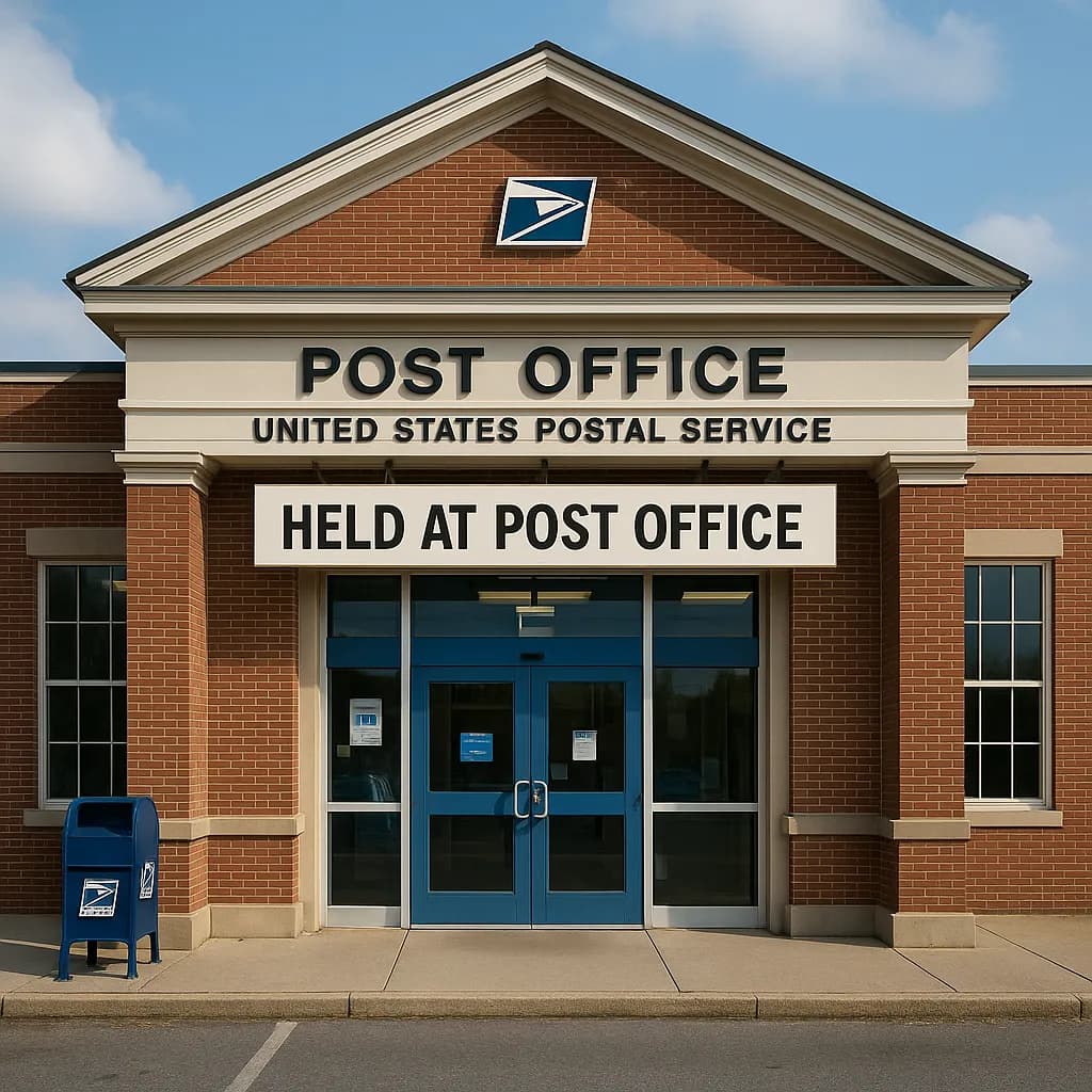USPS "Held at Post Office" Meaning: What to Do (2025) - Step-by-step guide with examples and screenshots