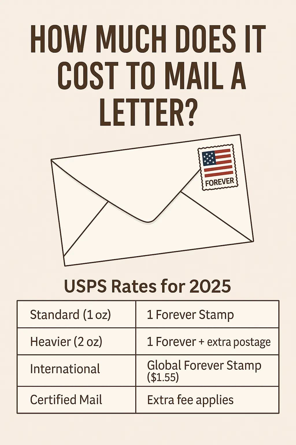 How Much Does It Cost to Mail a Letter in the U.S.? (2025 Guide) - Step-by-step guide with examples and screenshots