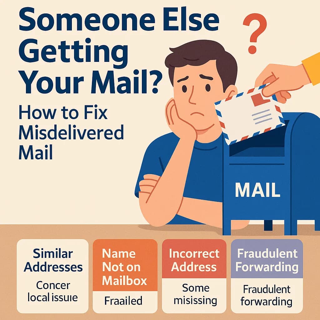How to fix mail being delivered to the wrong person
